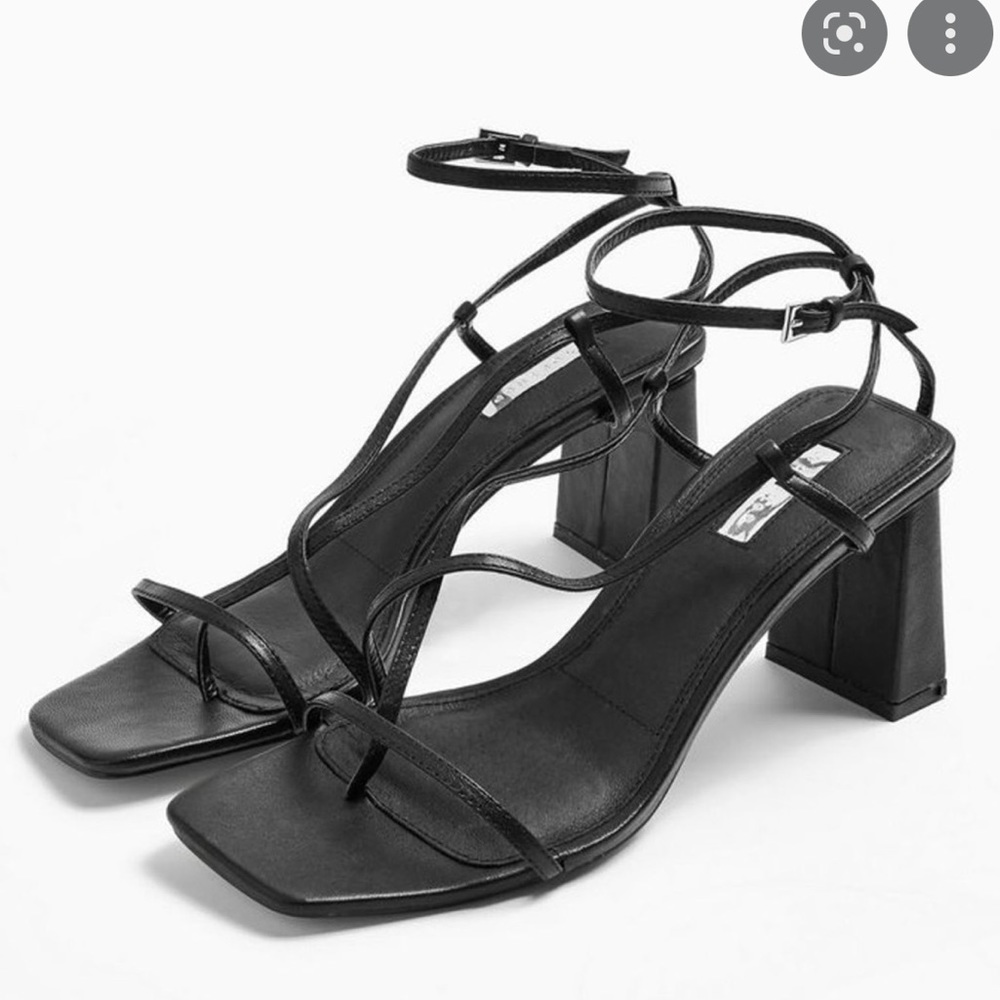 Topshop Strappy Block Heel Sandals